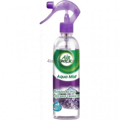 Ароматизатор повітря Air Wick Aqua Mist Лаванда та Гірська свіжість 345 мл