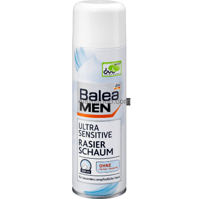 Крем-пена для бритья Balea Men Ultra Sensitive 300мл 