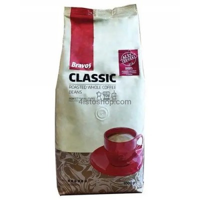 Bravos Classic Кава зернова 1кг