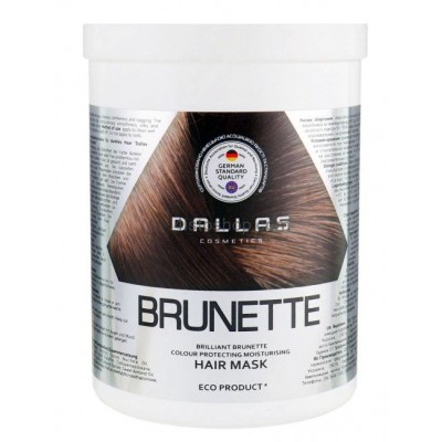 Зволожуюча маска для захисту кольору темного волосся Dallas Brilliant Brunette 1000 мл