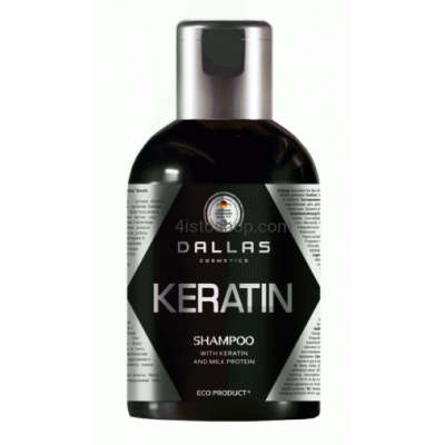 Шампунь з кератином та молочним протеїном Dallas Keratin 500 г