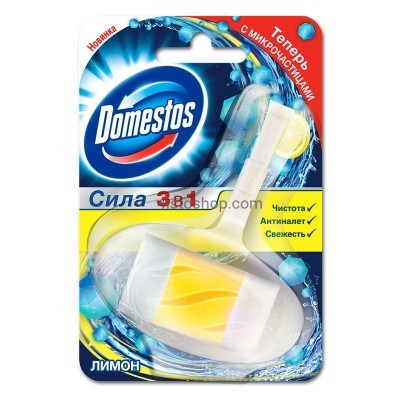 Туалетный блок для унитаза Domestos Лимон 40 г