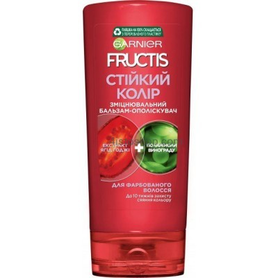 Бальзам-ополаскиватель Garnier Fructis Стойкий Цвет для окрашенных и мелированных волос 200мл