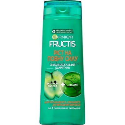 Шампунь для ослабленных волос Garnier Fructis Рост во всю силу 400мл