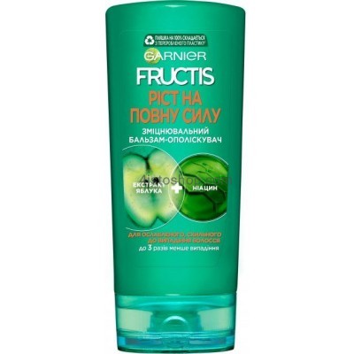 Бальзам-ополаскиватель для ослабленных волос Garnier Fructis Рост во всю силу 200мл