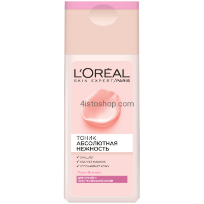 Мягкий тоник L'Oreal Paris Абсолютная Нежность для сухой и чувствительной кожи 200мл 
