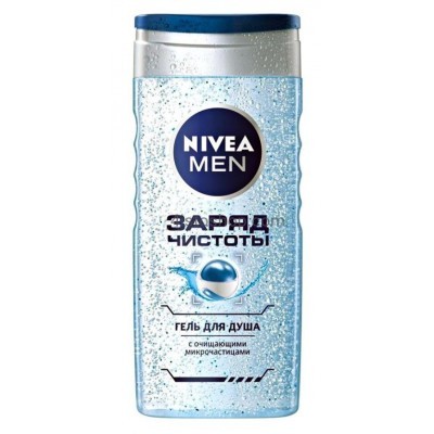 Гель для душу Nivea Men Заряд чистоти чоловічий 250мл