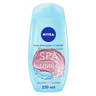 Гель для душа Nivea Spa Глина Шалфей и Гибискус 250мл