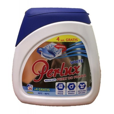 Капсулы для стирки белого белья Perlux  24 шт