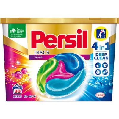 Гель для стирки в капсулах Persil Discs Color Deep Clean 38шт