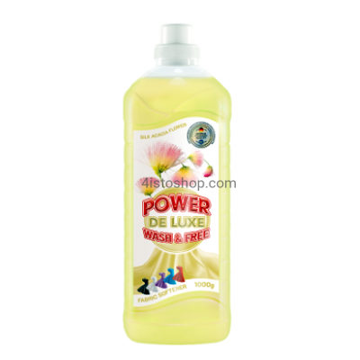 Кондиціонер для білизни Power Wash De Luxe Колір акції шовкової 1 л