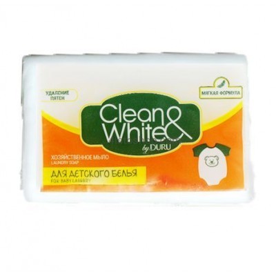 Хозяйственное мыло Duru Clean & White 125г