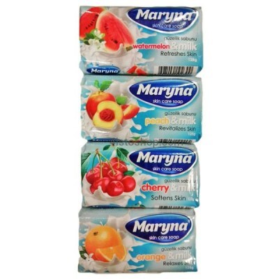 Туалетное мыло Maryna с фруктами и молоком 125г