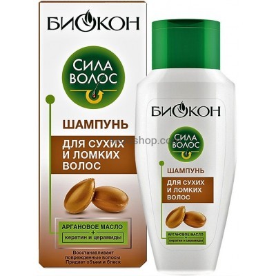 Шампунь Биокон Сила Волос для сухих и ломких волос 215 мл