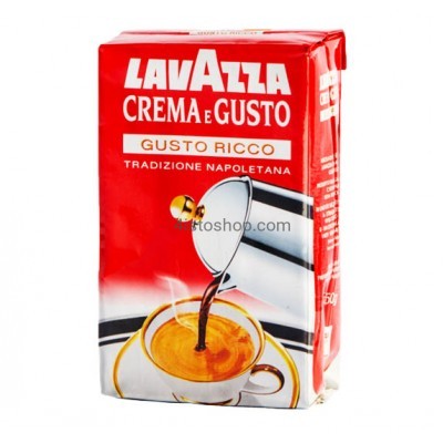 Lavazza Crema e Gusto Ricco Кофе молотый 250г