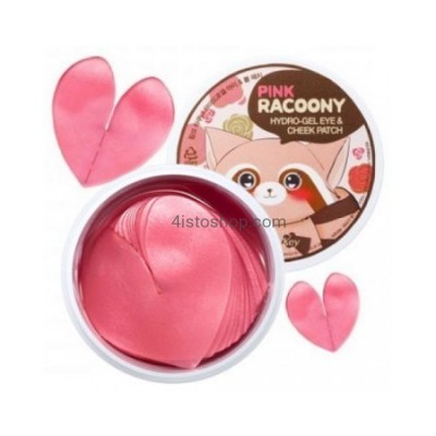 Патчи гелевые Secret Key с розовой водой и золотом Pink Racoony 60шт