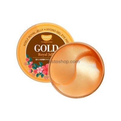 Патчи гелевые с коллоидным золотом и маточным молочком Koelf Gold Royal Jelly 60шт