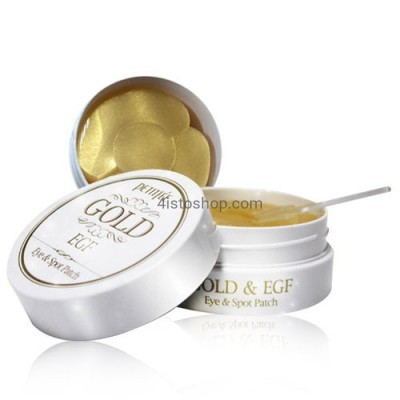 Патчи под глаза Petitfee с освежающим эффектом Premium Gold & EGF Eye Patch 60 шт