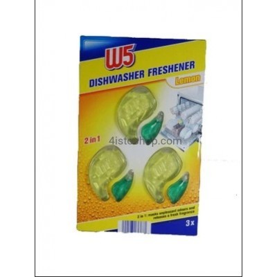 Освежитель для посудомойки W 5 Lemon 2 in 1 3х6 ml