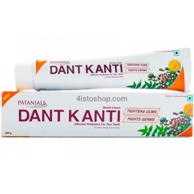 Аюрведическая зубная паста Patanjali Dant Kanti Natural Tooth Paste 100г