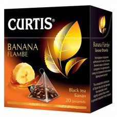 Чай чёрный Curtis Банановый Фламбе 20 пак.