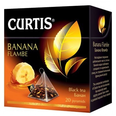 Чай чёрный Curtis Banana Flambe 20 пак.