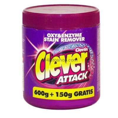 Пятновыводитель Clever Attack 750 г 