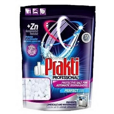 Минитаблетки соли с цинком для посудомоечной машины dr.Prakti Professional 1,5кг