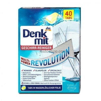 Таблетки для посудомоечных машин Denkmit Multi-Power Revolution 40 шт 