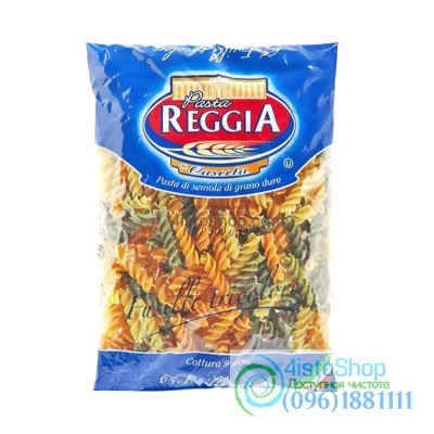 Макароны Спираль трехцветная Reggia tricolore 500г