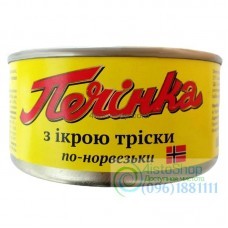 Печень с икрой Трески по-норвежски 185г
