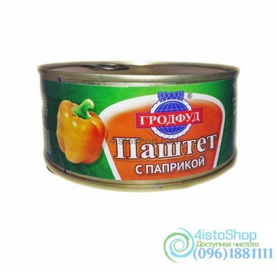 Паштет из куриной печени с паприкой Гродфуд 290г