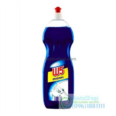 Средство для мытья посуды W5 Original 1л