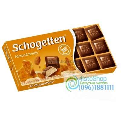 Шоколад Schogetten с миндальной крошкой 100 г
