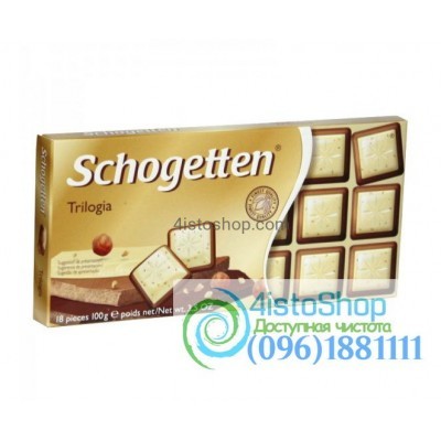 Шоколад Schogetten Trilogia 100 г