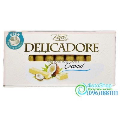 Шоколад Delicadore Кокос 200г