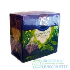 Чай зелёный в пакетах Green Hill gunpowder 20 шт