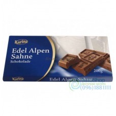 Шоколад молочный Karina Edel Alpen Sahne 200 г