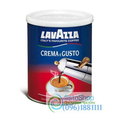 Lavazza Crema e Gusto Кофе молотый ж/б 250г