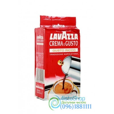 Lavazza Ricco брикет Кава мелена 250г