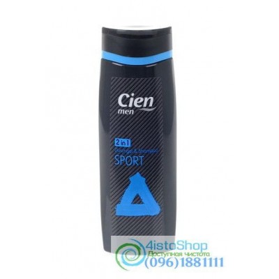 Гель для душа и шампунь 2в1 Cien Sport 300 мл 