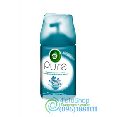 Змінний балон до автоматичного освіжувача повітря Весняний настрій Air Wick Pure 250 мл