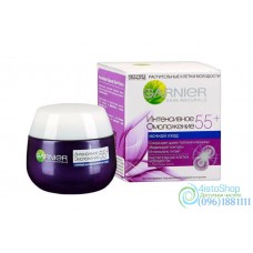 Ночной крем против глубоких морщин Garnier Skin Naturals Интенсивное омоложение 55+ 50мл