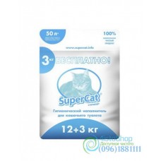 Наполнитель для кошачьего туалета SuperCat эконом 15 кг