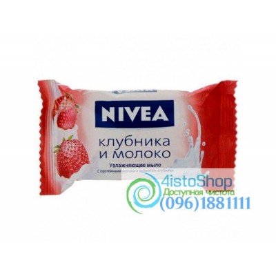 Мило зволожуюче Nivea Полуниця та молоко 90г